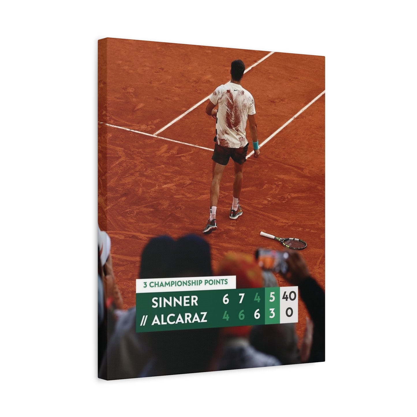 3 Championship Points Motivational Canvas Art