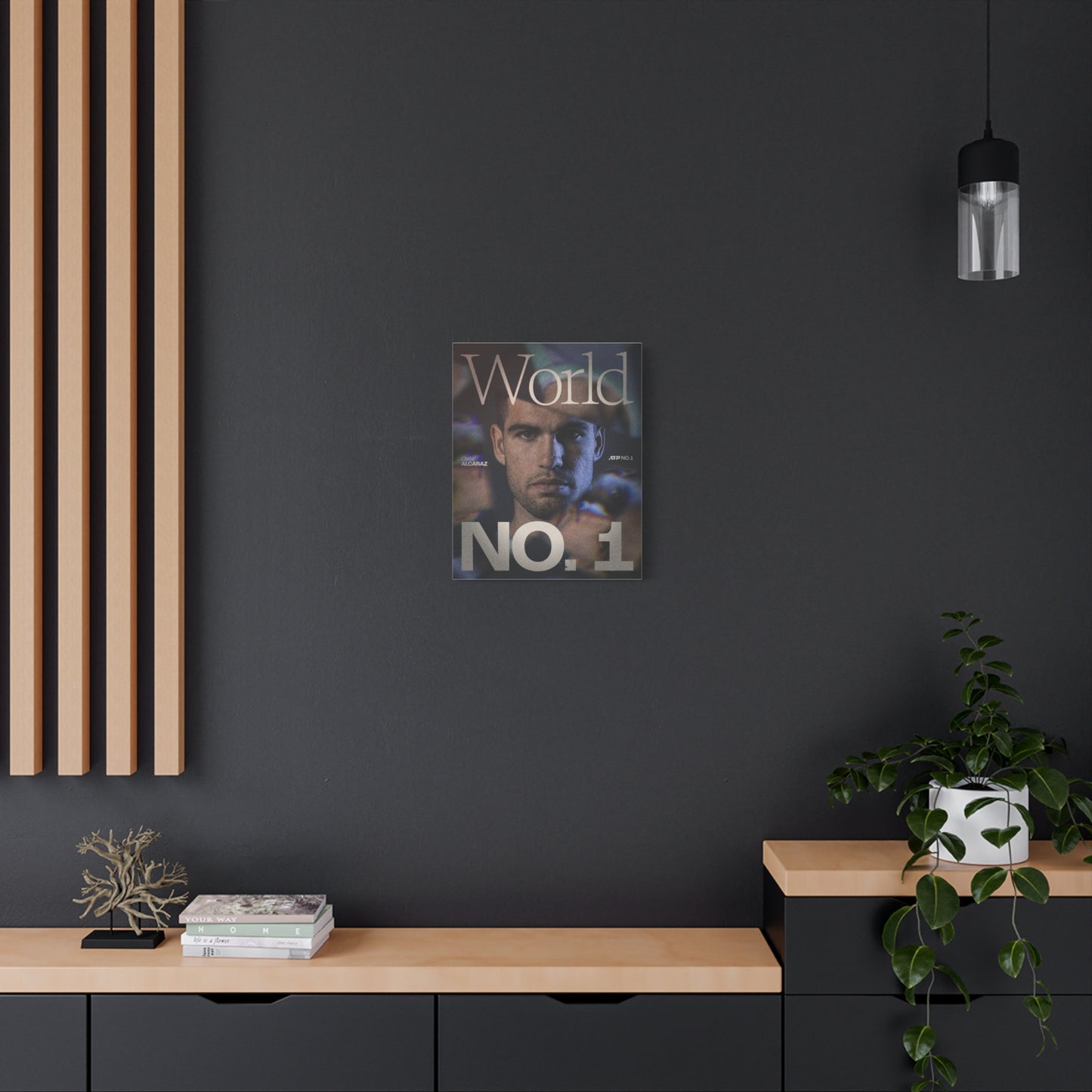 Carlos Alcaraz World No.1 ATP Wall Canvas