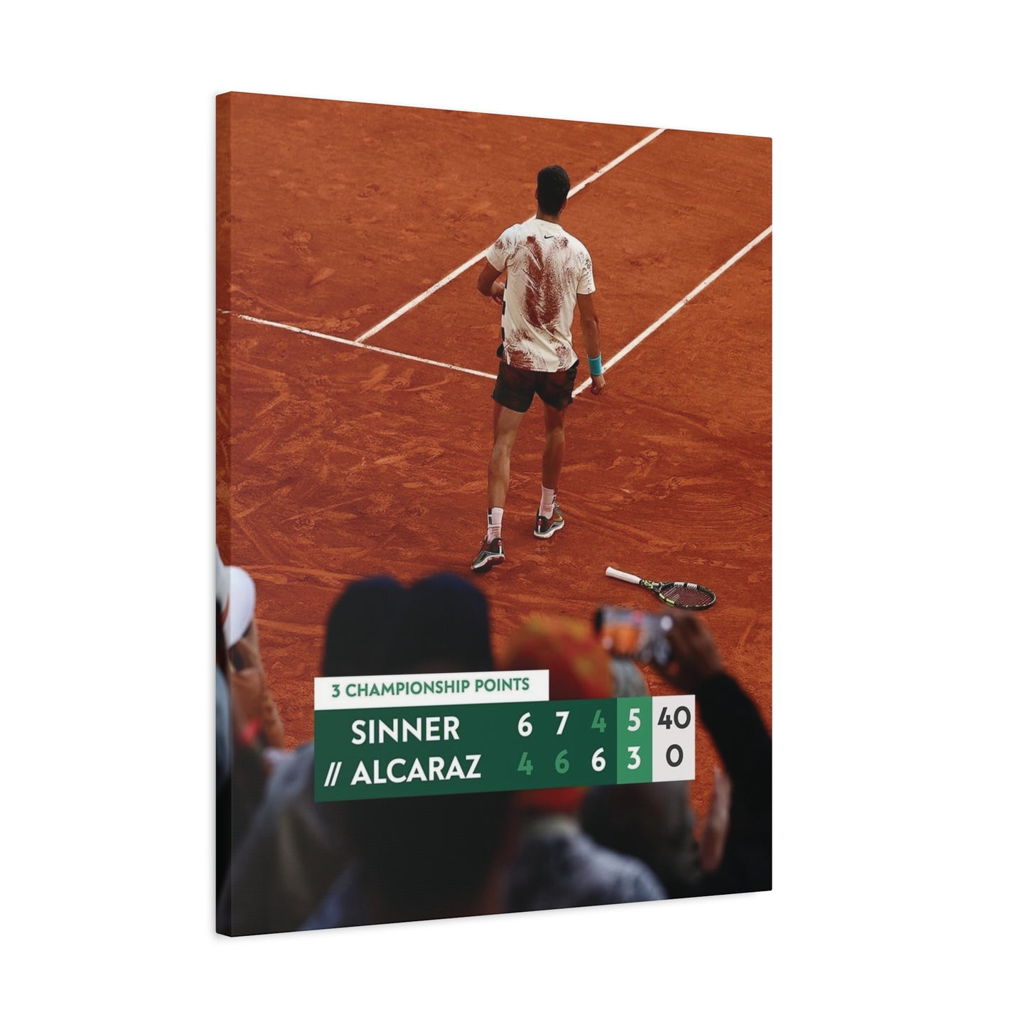3 Championship Points Motivational Canvas Art