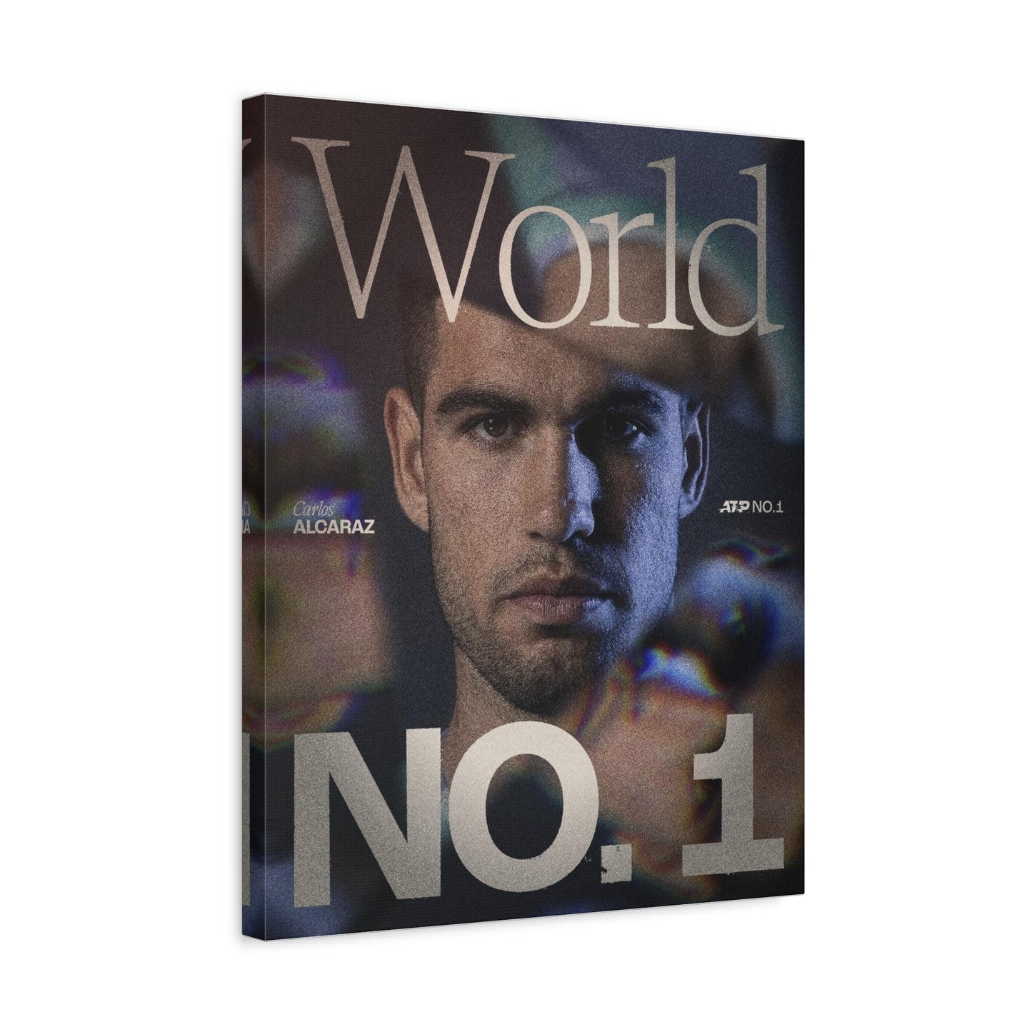 Carlos Alcaraz World No.1 ATP Wall Canvas