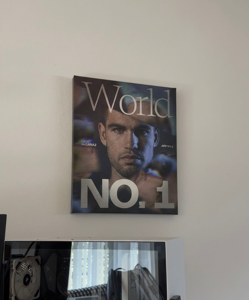 Carlos Alcaraz World No.1 ATP Wall Canvas